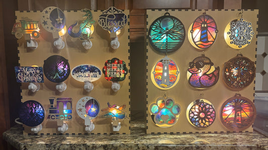 Night light/ Sun catcher Display 2 Box Bundle