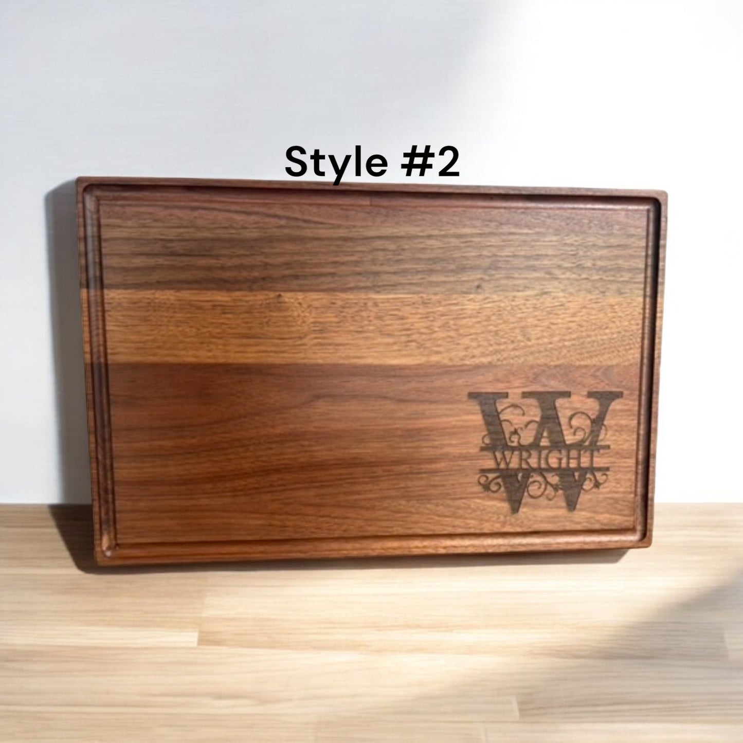 Personalized Walnut cutting boards